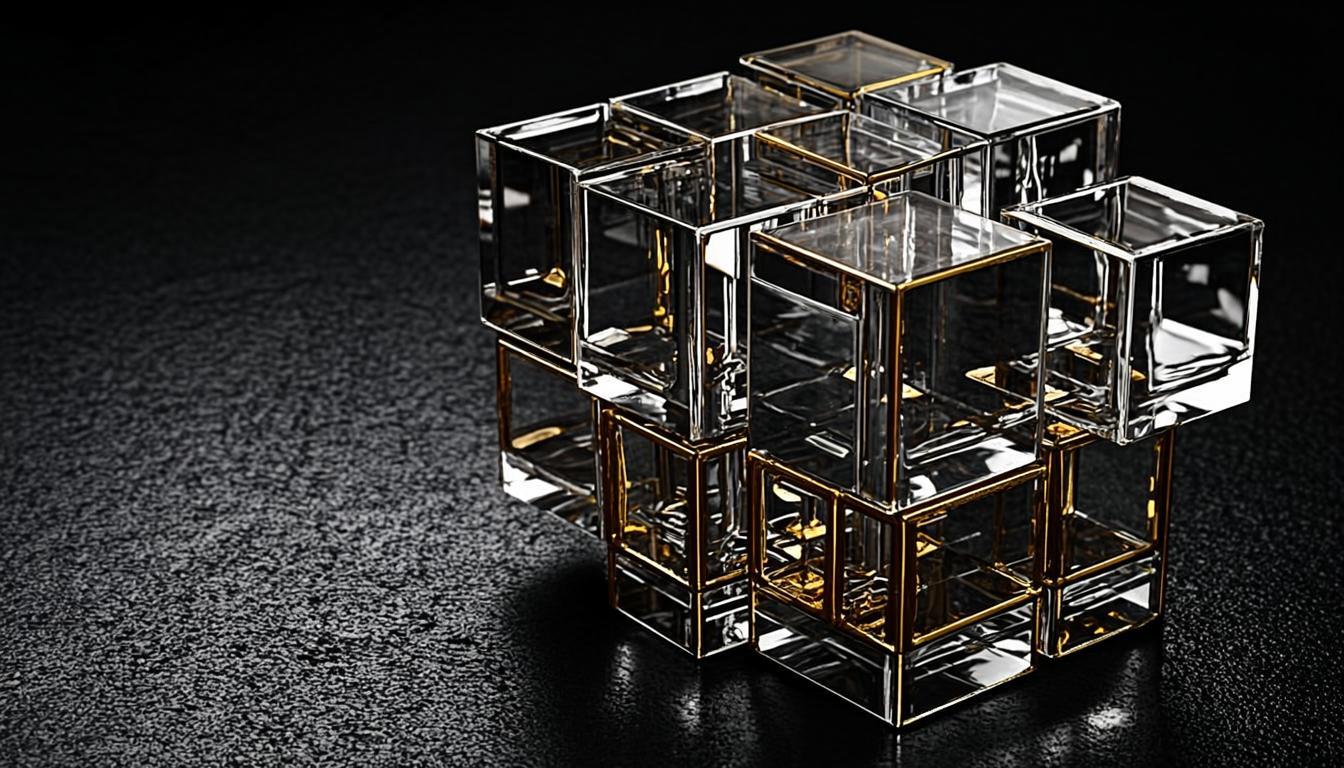Glass depth layers illustration