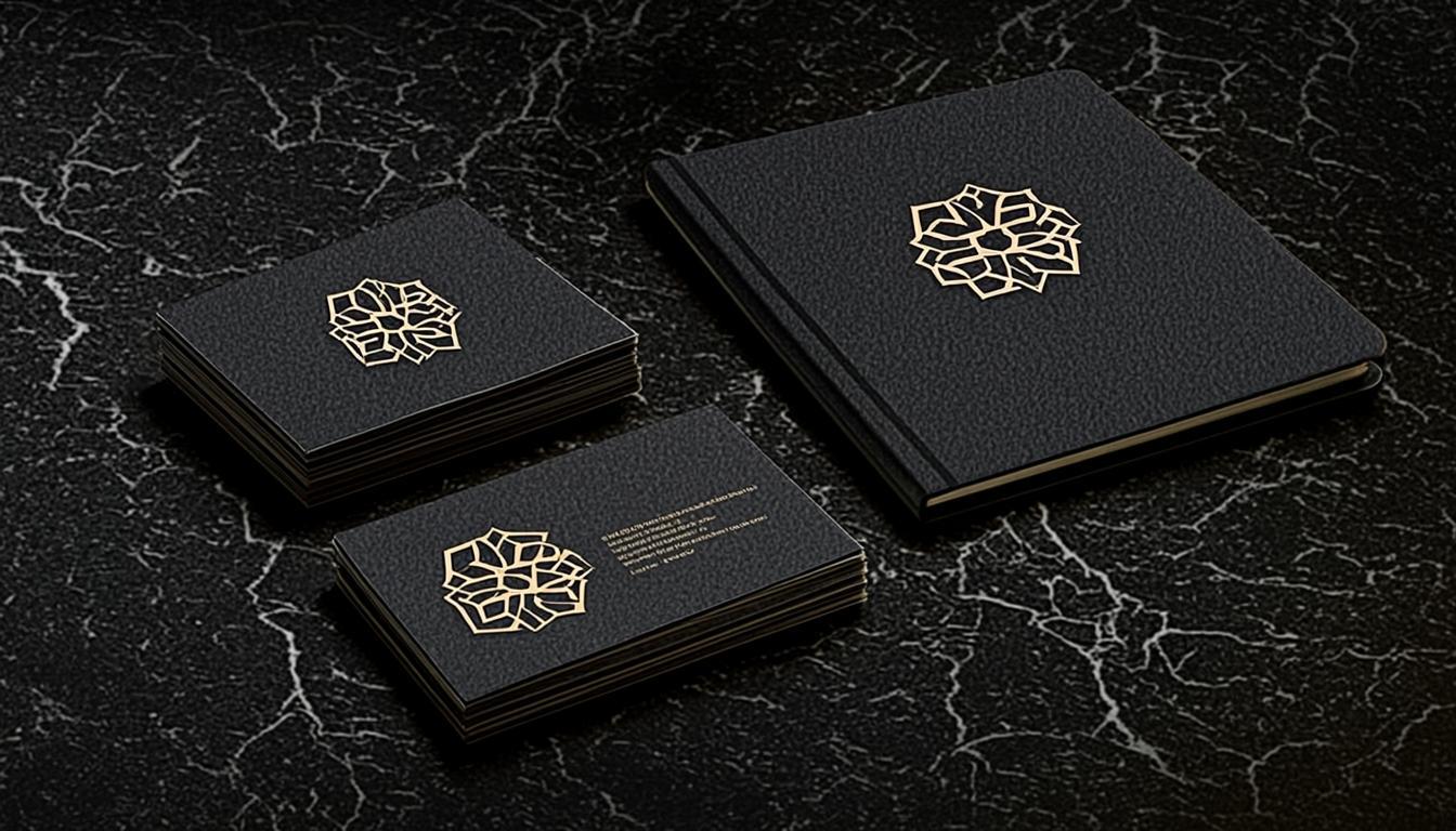Luxury brand identity mockup